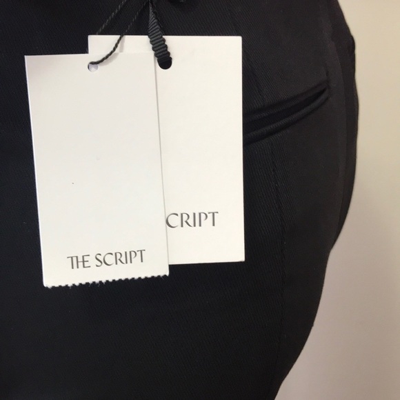 The Script Black Skinny Pant with Zippers NWT - Picture 7 of 8